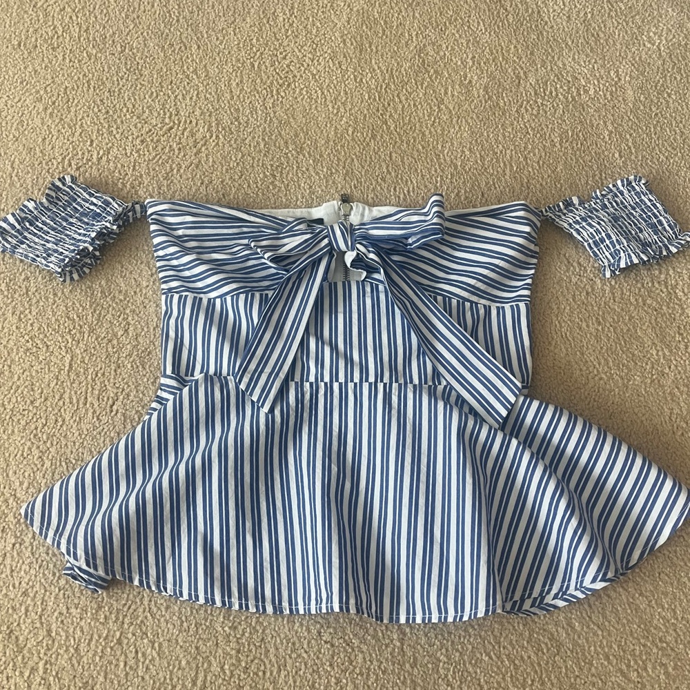Bebe off the shoulder top